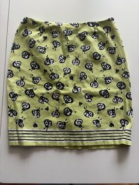 Talbots Ladybug Print Mini Skirt